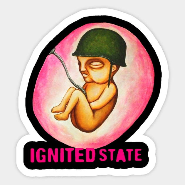 Fetus vs. Them Sticker by IGNITEDSTATE